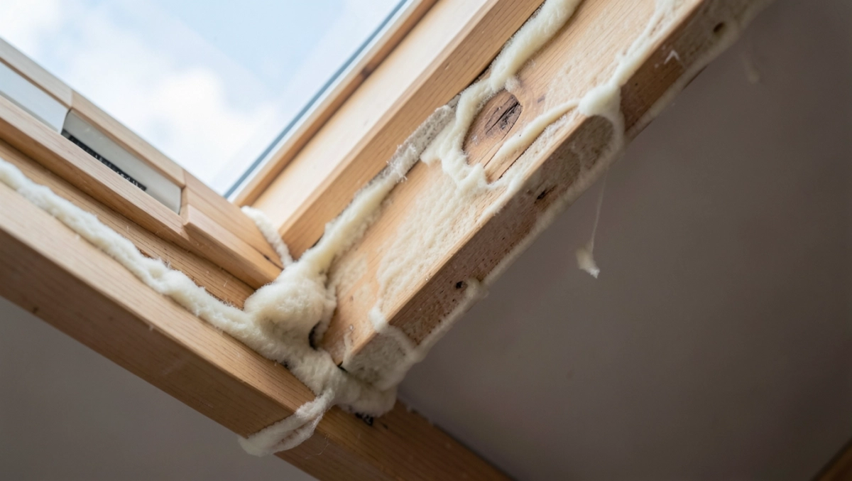 ocieplenie okna dachowego pianką