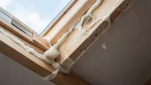 ocieplenie okna dachowego pianką